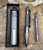 Waterproof Flint Fire Starter+1PC Tactical Self Defense Pen