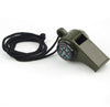 Camping Thermometer 3 in1 Survival Whistle Compass