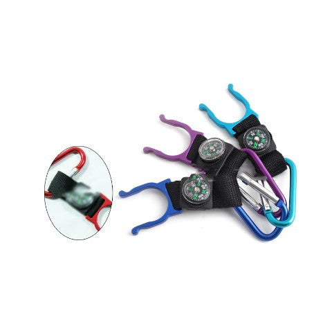 Multifunction Mini Compass With Carabiner