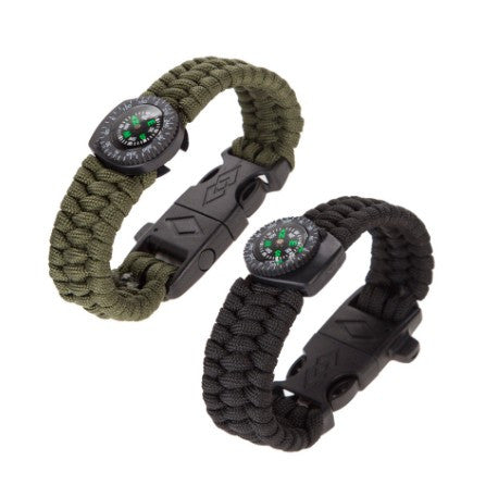 Compass Flint Fire Starter Whistle Gear